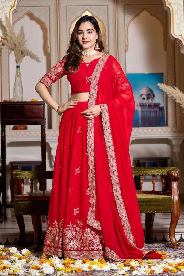 Women_S_Embroidered_Lehenga_Choli_With_Net_Dupatta_Festive_Wedding_Wear_Set