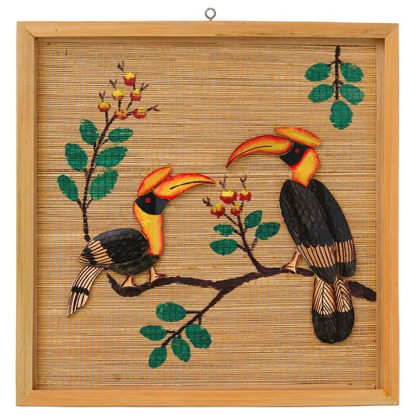 Bamboo_Art_Couple_Hornbill_Painting_For_Home_Decor_Bamboo_Art_Gift_For_Multiple_Occasions