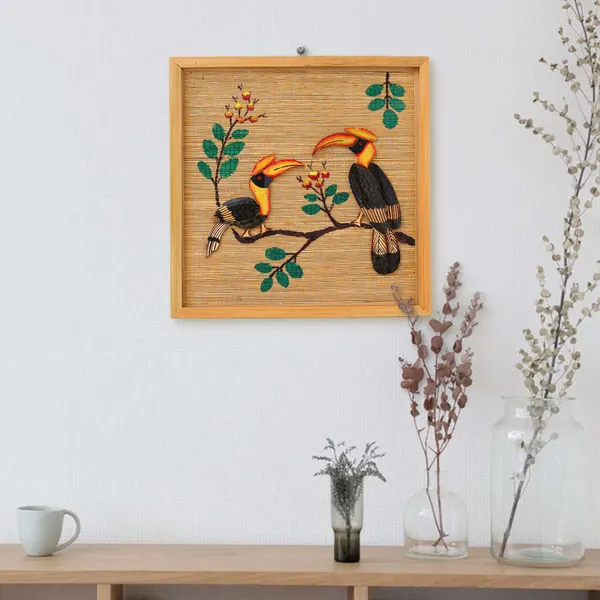 Bamboo_Art_Couple_Hornbill_Painting_For_Home_Decor_Bamboo_Art_Gift_For_Multiple_Occasions