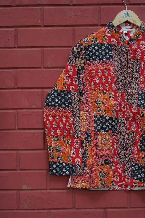 Womens_Red_Velvet_Embroidered_Jacket_With_Floral_Design