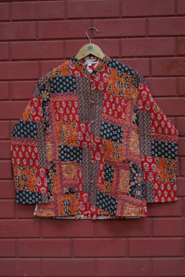 Womens_Red_Velvet_Embroidered_Jacket_With_Floral_Design