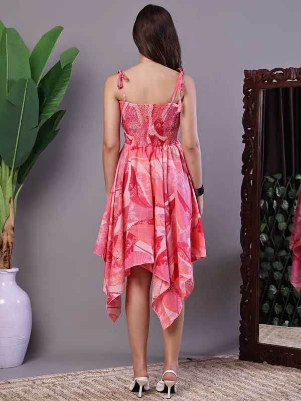 Women_S_Pink_Printed_Cotton_Handkerchief_Hem_Midi_Dress_Midi_Dresses