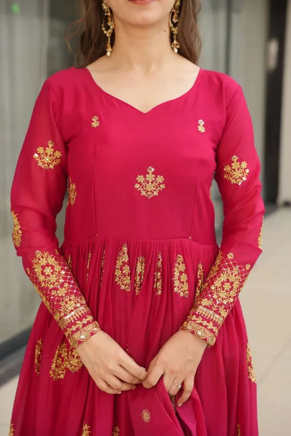 Women_S_Ethnic_Anarkali_Style_Floor_Length_Gown_In_Magenta_With_Golden_Zari_Embroidery_Festive_Wedding_Wear