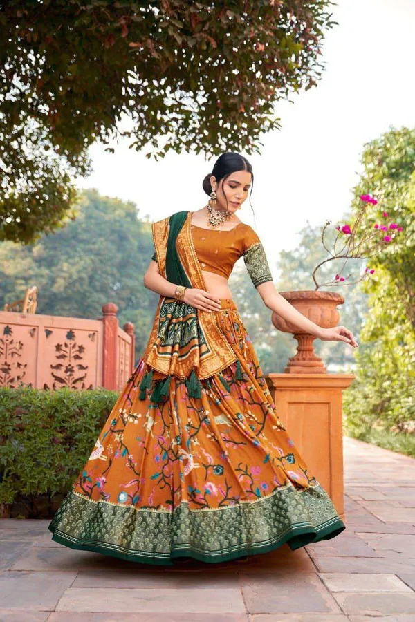 Women_S_Ethnic_Printed_Lehenga_Choli_Set_With_Tassel_Dupatta_Perfect_For_Festivals_Functions