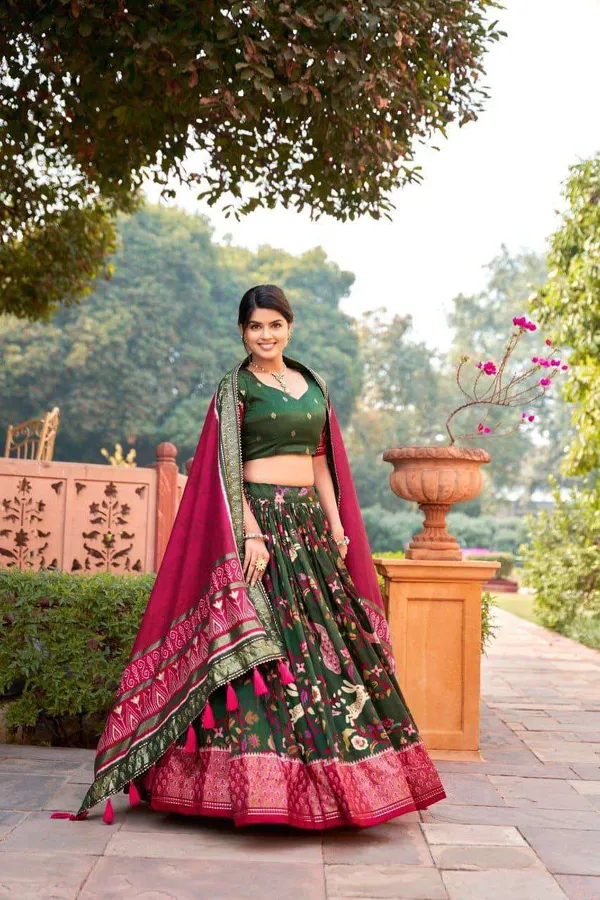 Women_S_Ethnic_Printed_Lehenga_Choli_Set_With_Tassel_Dupatta_Perfect_For_Festivals_Functions
