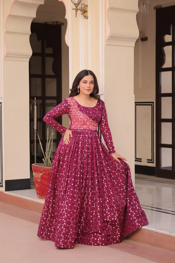 Women_S_Festive_Berry_Purple_Printed_Anarkali_Gown_With_Intricate_Zari_Work_Embellished_Yoke_Perfect_For_Traditional_Celebration_Wear