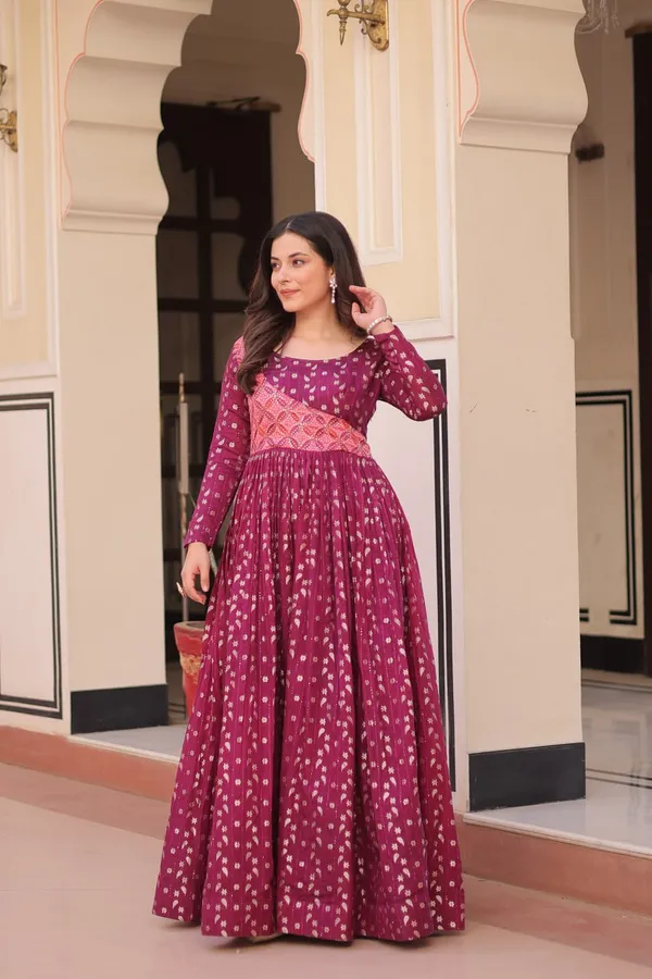 Women_S_Festive_Berry_Purple_Printed_Anarkali_Gown_With_Intricate_Zari_Work_Embellished_Yoke_Perfect_For_Traditional_Celebration_Wear