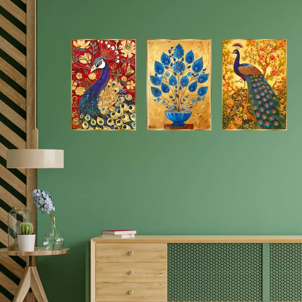 Set_Of_Three_Wall_Paintings_For_Wall_Dacoration_Golden_Framed_Wall_Paintings_For_Living_Room_Bedroom_Wall_Art_For_Home_Decoration_Office_Wall_Decor_18_12_Inch_Ch_Gd3_4
