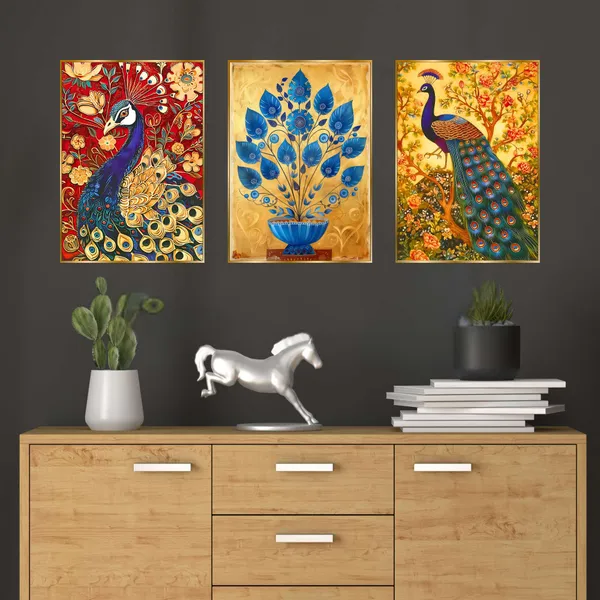 Set_Of_Three_Wall_Paintings_For_Wall_Dacoration_Golden_Framed_Wall_Paintings_For_Living_Room_Bedroom_Wall_Art_For_Home_Decoration_Office_Wall_Decor_18_12_Inch_Ch_Gd3_4