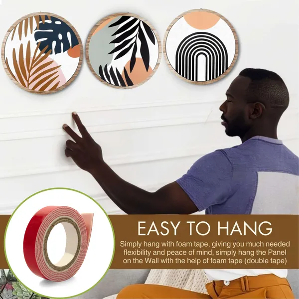 5_Pcs_Circle_Wall_Painting