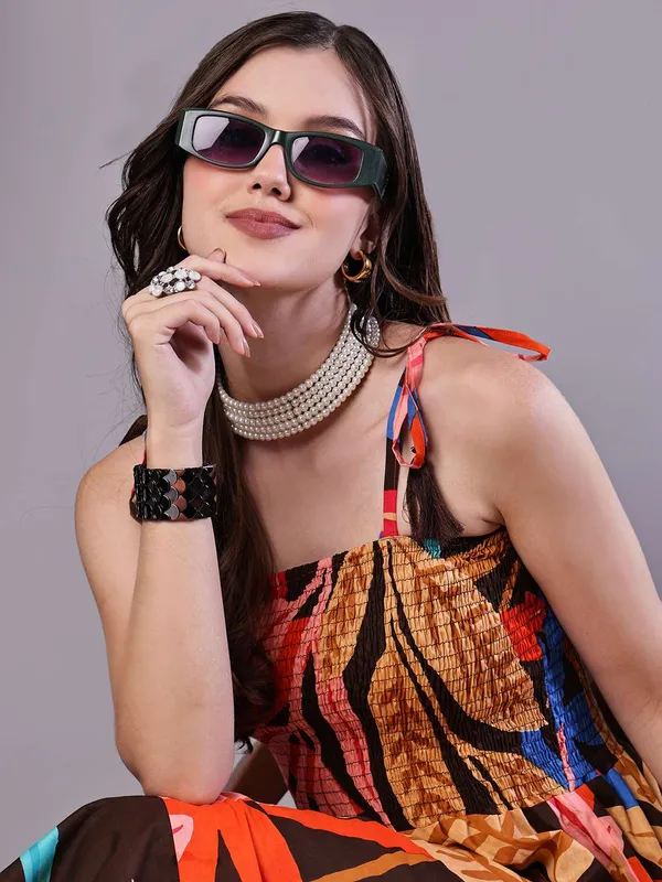 Women_S_Multicolor_Abstract_Print_Cotton_Handkerchief_Hem_Dress_Midi_Dresses