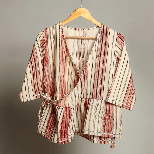 Handmade_Block_Print_Cotton_For_Women_Ethnic_Floral_Printed_Top_With_Long_Sleeves