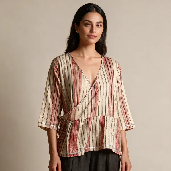 Handmade_Block_Print_Cotton_For_Women_Ethnic_Floral_Printed_Top_With_Long_Sleeves