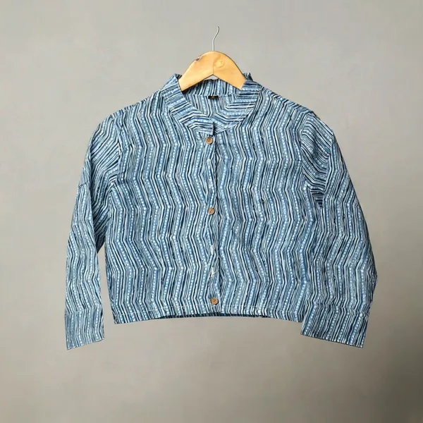 Handmade_Block_Print_Cotton_For_Women_Ethnic_Floral_Printed_Top_With_Long_Sleeves