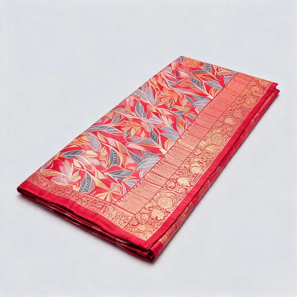 Womens_Luxurious_Pista_Green_Pink_Art_Silk_Saree_With_Intricate_Leaf_Weave_Broad_Zari_Border_Ideal_For_Festive_Wedding_Occasions