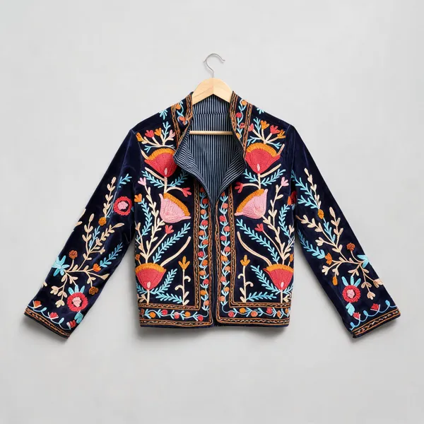 Womens_Navy_Blue_Velvet_Embroidered_Jacket_With_Floral_Design
