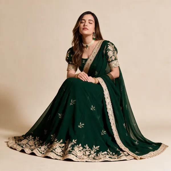 Womens_Embroidered_Lehenga_Choli_With_Net_Dupatta_Festive_Wedding_Wear_Set