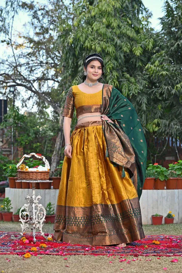 Women_S_Tussar_Silk_Patola_Print_Lehenga_Choli_Dupatta_Set