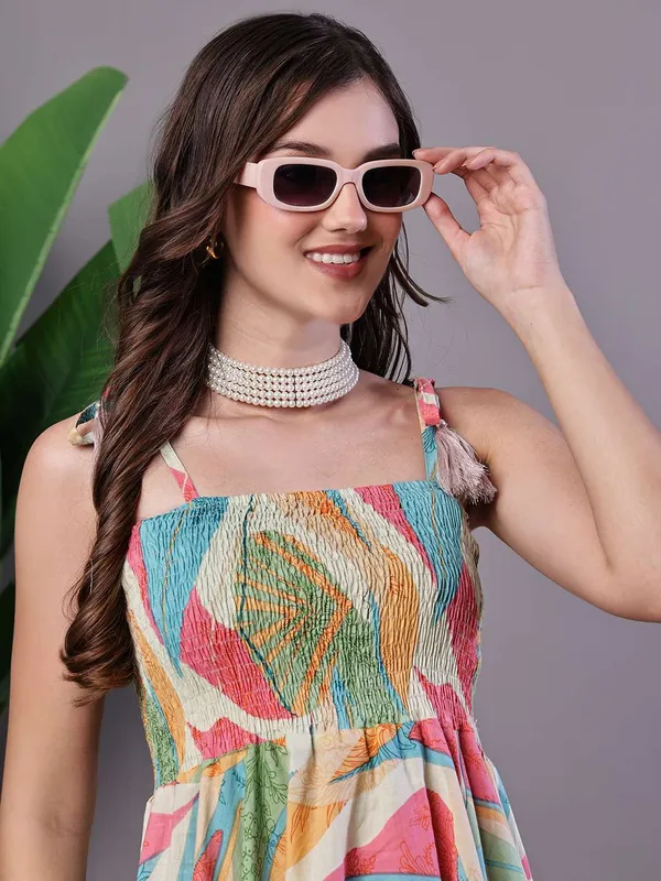 Women_S_Multicolor_Printed_Cotton_Handkerchief_Hem_Dress_Midi_Dresses