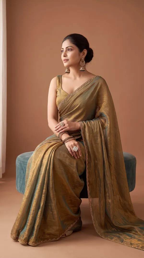 Copper_Soft_Silk_Saree_For_Women
