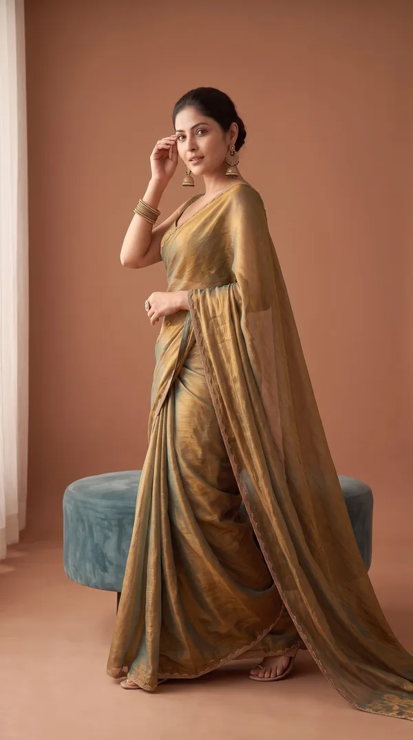Copper_Soft_Silk_Saree_For_Women