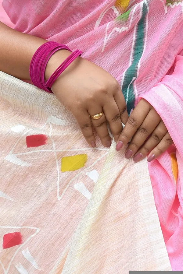 Pink_Cotton_Saree_For_Women