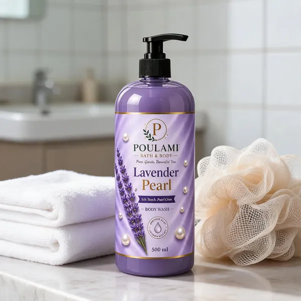 Poulami_Lavender_Pearl_Aloe_Vera_Relaxing_Body_Wash_500Ml
