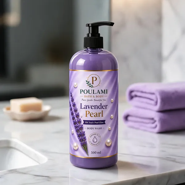 Poulami_Lavender_Pearl_Aloe_Vera_Relaxing_Body_Wash_500Ml