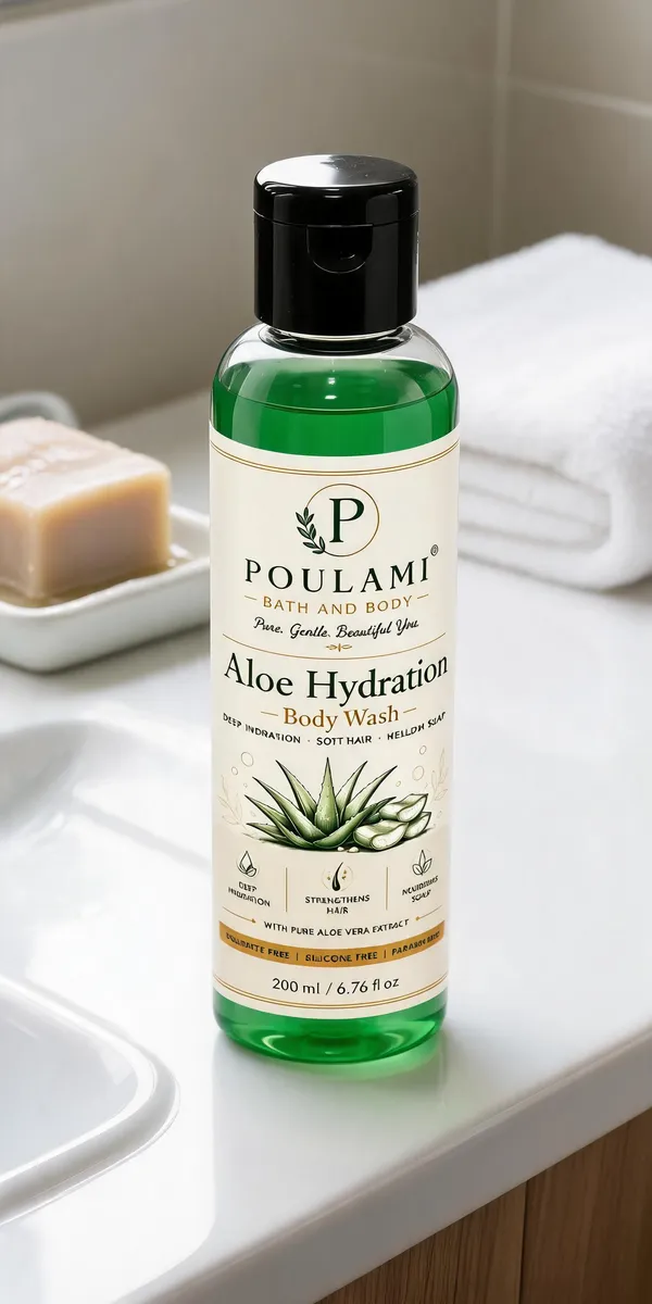 Poulami_Fresh_Aloe_Vera_Hydrating_Body_Wash_200Ml