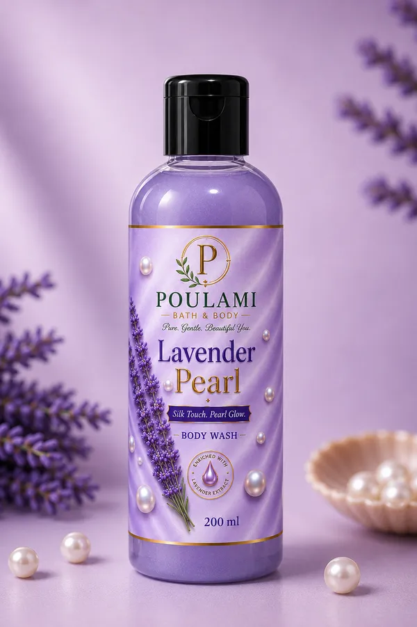 Poulami_Lavender_Pearl_Calming_Body_Wash_200Ml