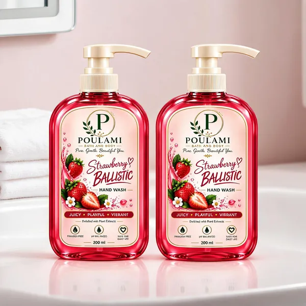 Poulami_Strawberry_Ballistic_Aloe_Vera_Hand_Wash_200Ml_Pack_of_2