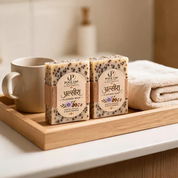 Poulami_Alsira_Flaxseed_Nourishing_Soap_100Gm_Pack_of_2