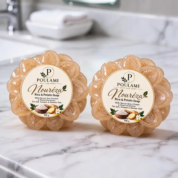 Poulami_Nouréza_Rice_&_Potato_Even_Skin_Tone_Soap_100Gm_Pack_of_2