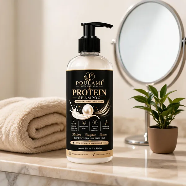 Poulami_Keratin_Protein_Strengthening_Shampoo_500Ml