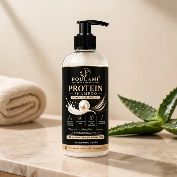 Poulami_Keratin_Protein_Strengthening_Shampoo_500Ml