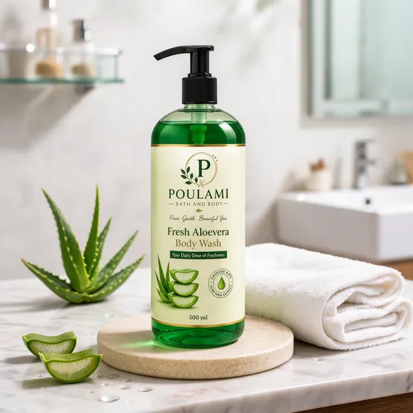 Poulami_Fresh_Aloe_Vera_Hydrating_Body_Wash_500Ml