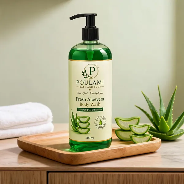 Poulami_Fresh_Aloe_Vera_Hydrating_Body_Wash_500Ml
