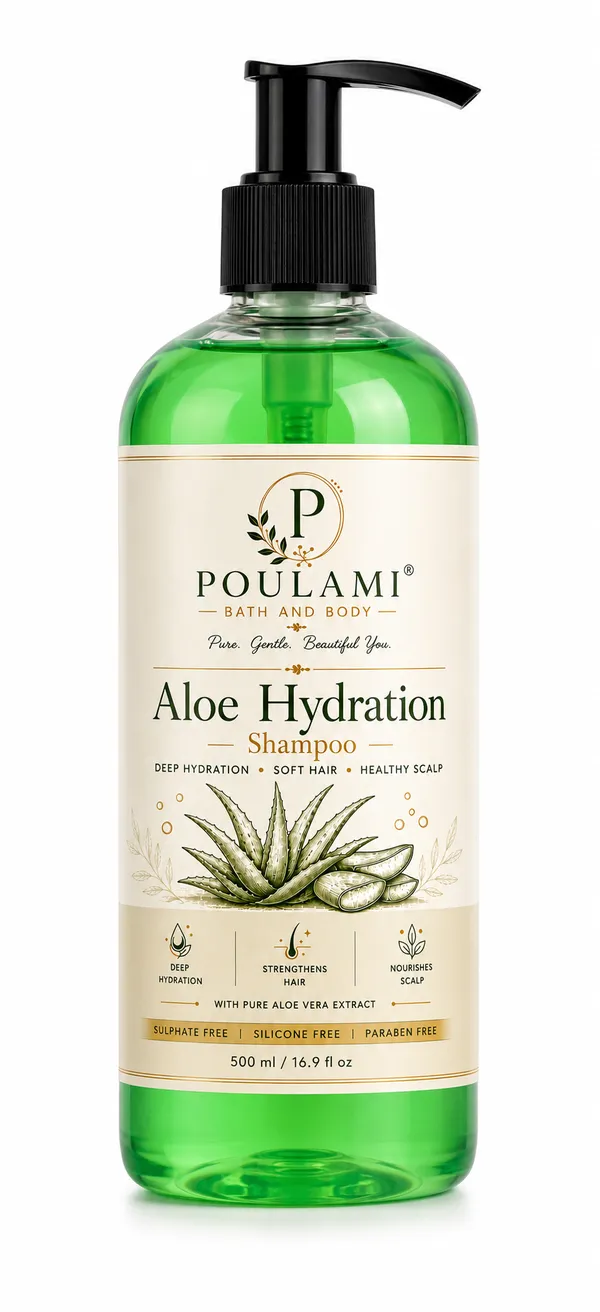 Poulami_Aloe_Vera_Hydrating_Shampoo_500Ml