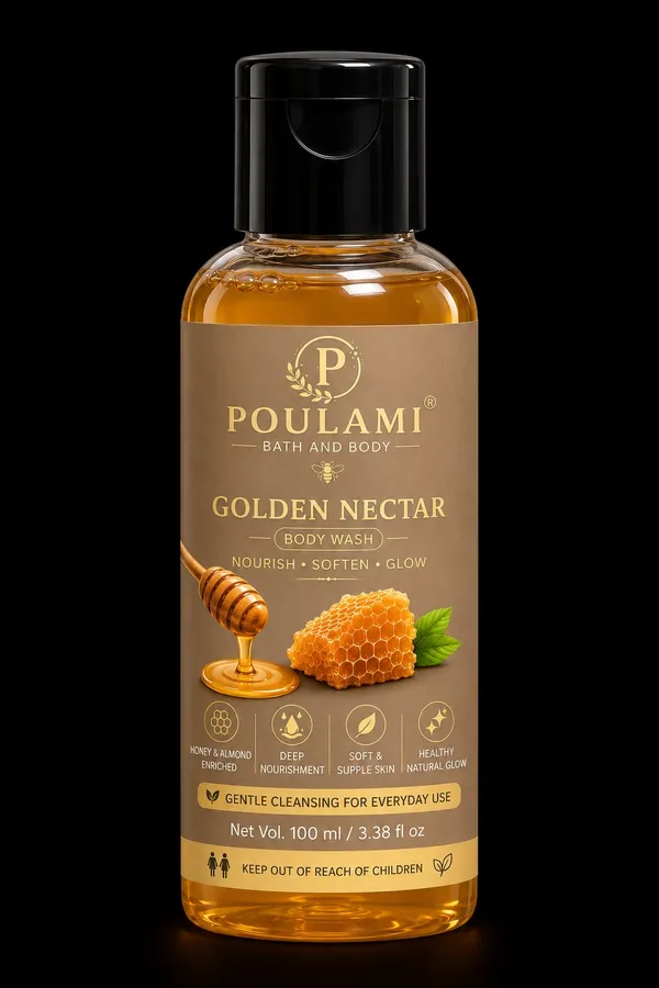 Poulami_Golden_Nectar_Honey_Almond_Nourishing_Body_Wash