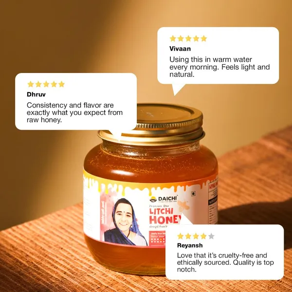 Daichi_Litchi_Honey_-_100%_Raw_&_Unprocessed,_Straight_from_beekeepers,_Cruelty-free,_No_Sugar_or_Additives