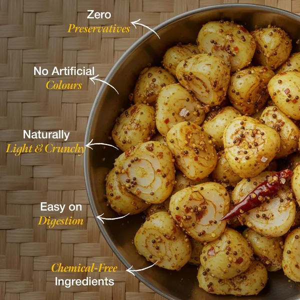 Daichi_Singhara_Pickle_|_Traditional_Indian_Achar_|_Homemade,_Sun-Dried,_Tangy_&_Salty_|_Less_Oil_Achar_|_Cold-Pressed_Mustard_Oil_|_In-House_Spices_|_No_Preservatives