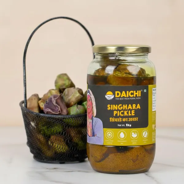 Daichi_Singhara_Pickle_|_Traditional_Indian_Achar_|_Homemade,_Sun-Dried,_Tangy_&_Salty_|_Less_Oil_Achar_|_Cold-Pressed_Mustard_Oil_|_In-House_Spices_|_No_Preservatives