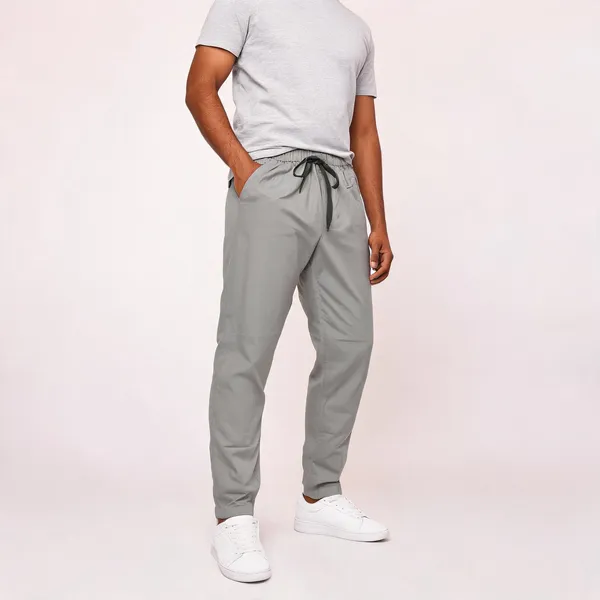 Sage_Green_Cotton_Twill_Relaxed_Fit_Casual_Trousers_For_Men