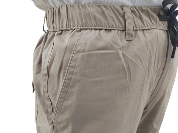 Beige_Cotton_Twill_Relaxed_Fit_Cargo_Jogger_Pants_For_Men