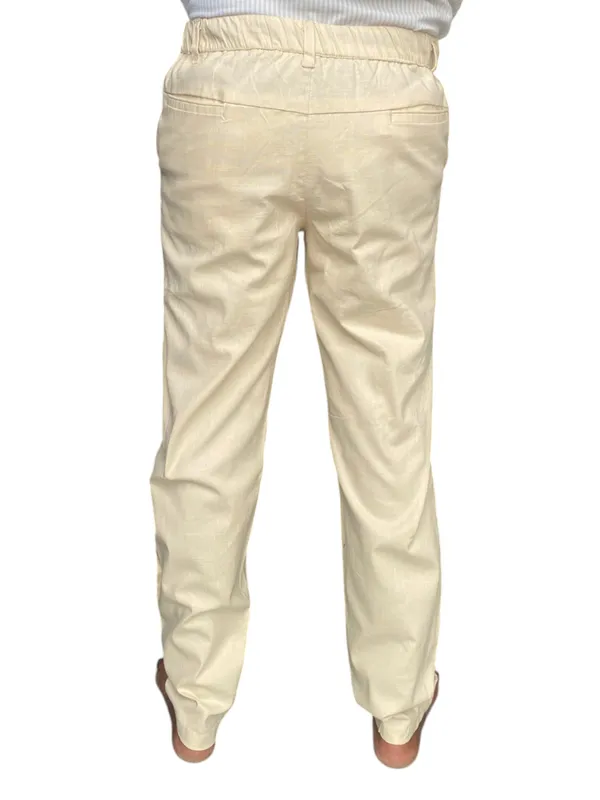 Beige_Cotton_Jogger_Fit_Drawstring_Trousers_For_Men