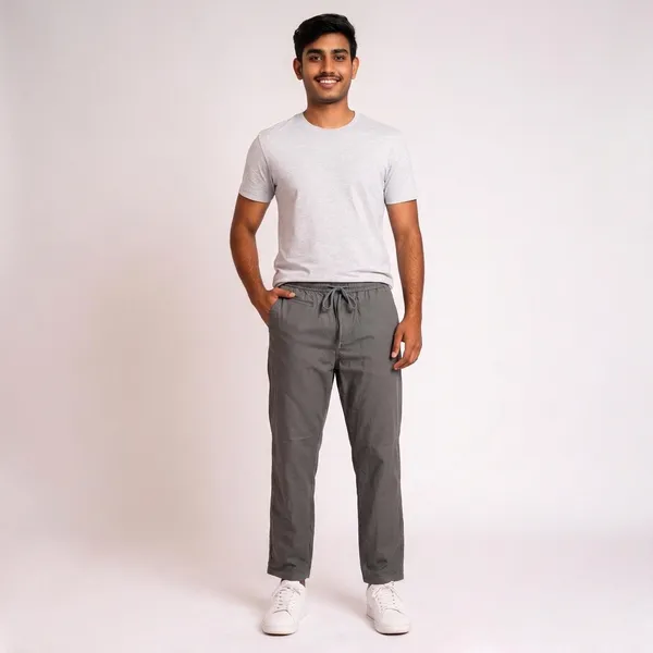 Grey_Cotton_Twill_Relaxed_Fit_Drawstring_Trousers_For_Men