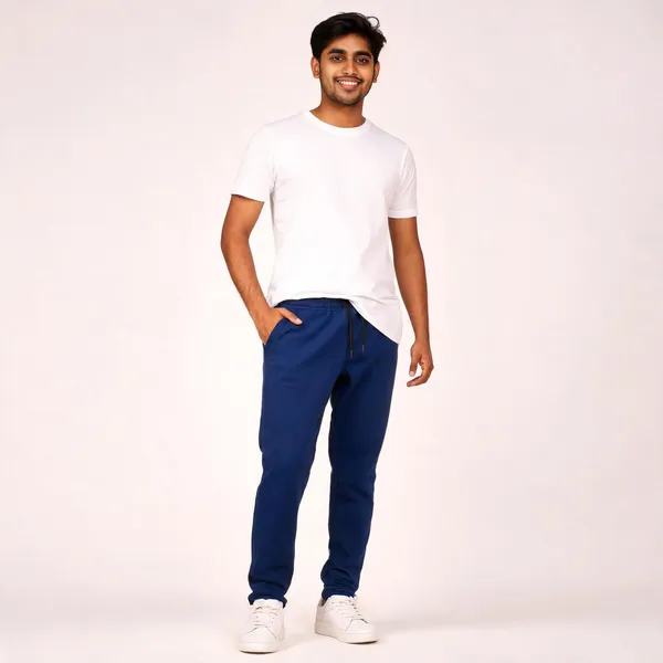 Navy_Blue_Lycra_Elastic_Waist_Track_Pants_For_Men