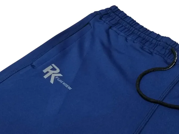Navy_Blue_Lycra_Elastic_Waist_Sports_Shorts_For_Men
