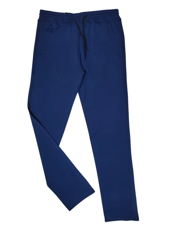 Navy_Blue_Lycra_Blend_Elastic_Waist_Track_Pants_For_Men
