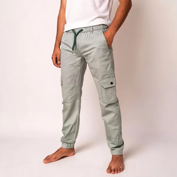 Grey_Cotton_Twill_Relaxed_Fit_Cargo_Jogger_Pants_For_Men